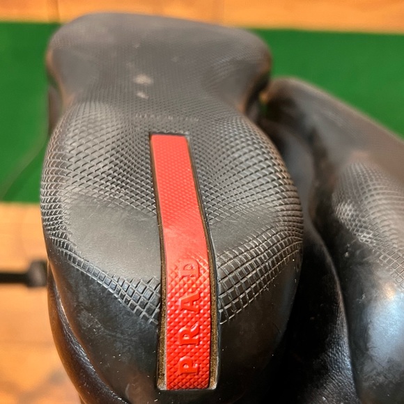 Prada Vibram Black Slip On Loafers size EU 39 US 8 - Picture 3 of 15